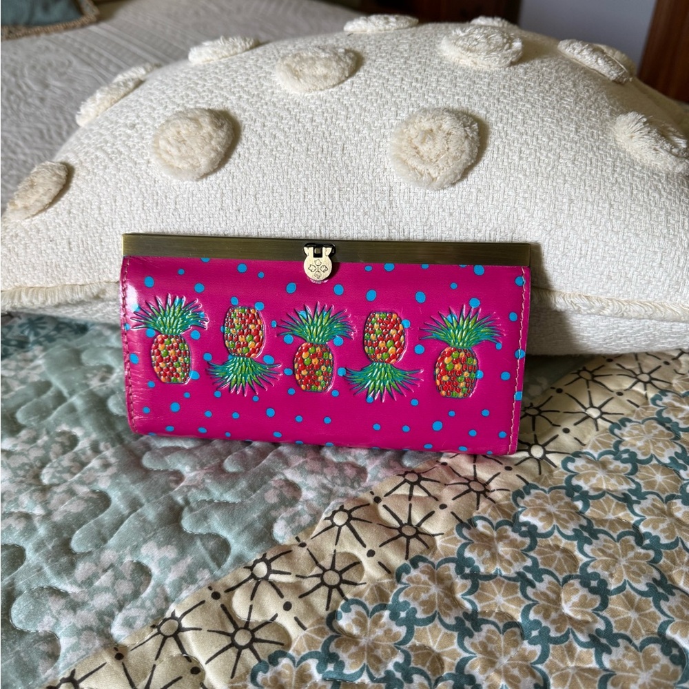 Patricia Nash Pink Pineapple Wallet